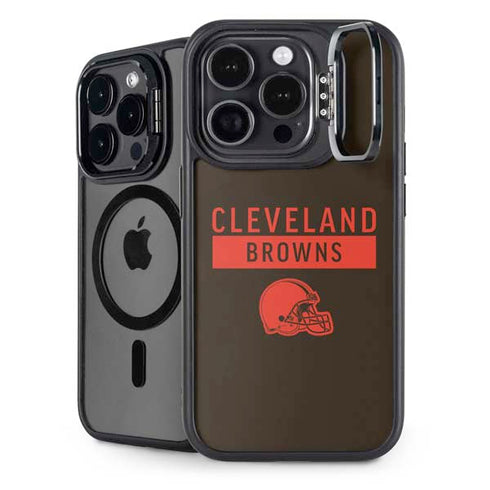 NFL Cleveland Browns Brown Performance Series iPhone 16 Pro Kickstand Case